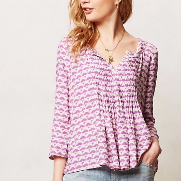 Anthropologie Tops - Anthro Vanessa Virginia Mahdia Peasant Top